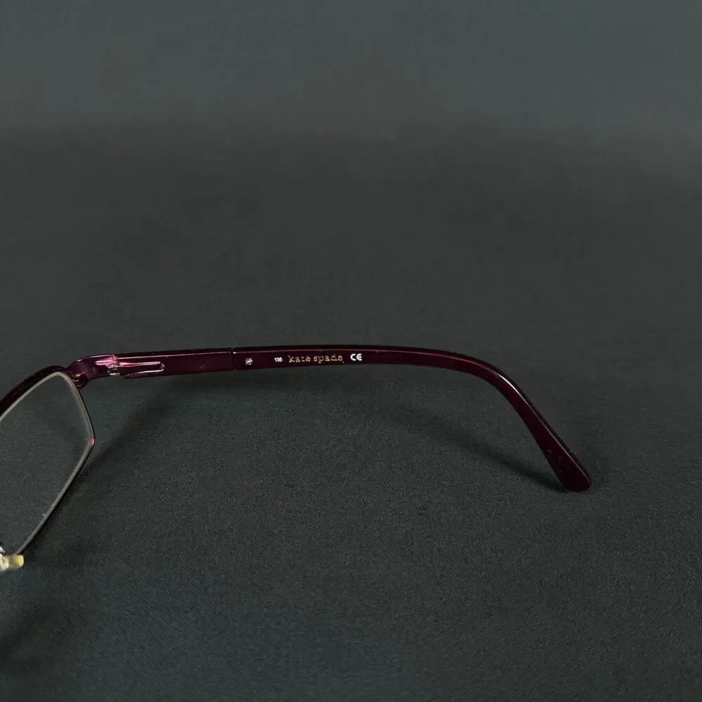 Kate Spade Averil 0RU6 135burgubdy Eyeglass Glasses Only Frame